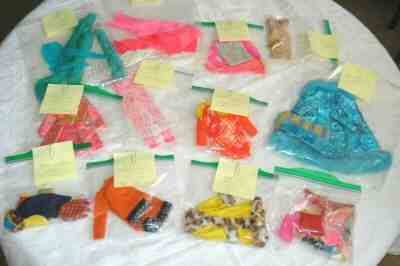 Huge Lot Of 1960-70 Vintage Barbie Fashions & Accessories