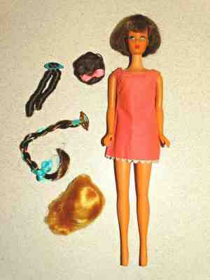 Barbie:  VINTAGE Brunette TNT HAIR FAIR BARBIE Doll VHTF American Girl Style!