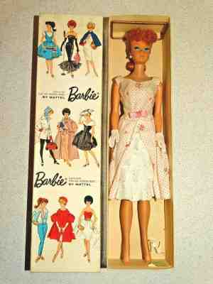 Barbie:  VINTAGE Japanese Exclusive DRESSED BOX Redhead PONYTAIL BARBIE Doll!