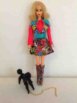  Vintage Barbie Blonde TNT Flip dressed in Poodle Doodles # 1061 VHTF So Nice 