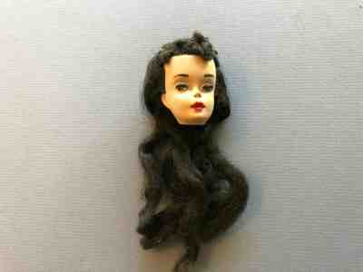 Brunette #3 number 3 1959 era Ponytail Barbie doll head VINTAGE early