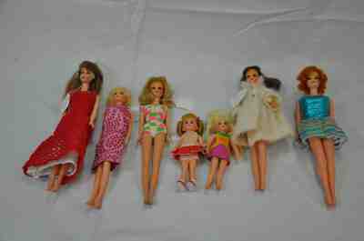 Lot of Vintage Barbie Dolls