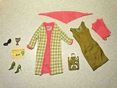 Barbie:  VINTAGE Complete POODLE PARADE Outfit w/Spike Heels!