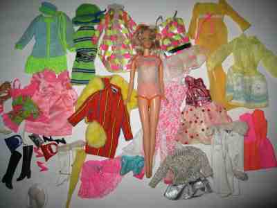 Vintage Twist 'n Turn Barbie and Clothing Lot