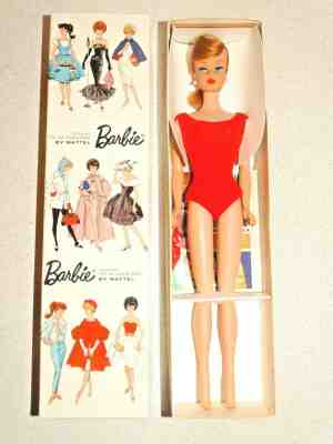 Barbie:  VINTAGE Redhead SWIRL PONYTAIL BARBIE Doll w/ Box!