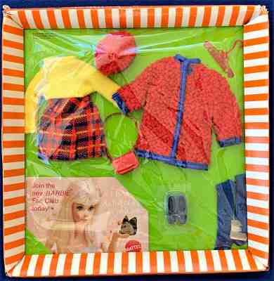 Vintage Barbie 1970 Skipper Fashion Wooly Winner  MIB NRFB  NICE!