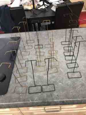 VINTAGE BARBIE MIDGE BLACK METAL WIRE DOLL STAND