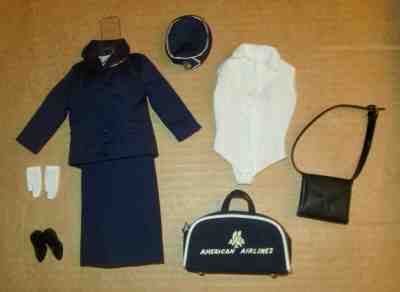 Japanese Exclusive Barbie Pan American Stewardess Navy Blue Variation PAN AM