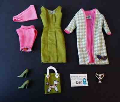 VHTF! Vintage Barbie Dolls POODLE PARADE JAPAN TROPHY AWARD & SPIKES Mint & Comp