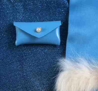 VHTF PURSE to Vintage Barbie ~ Beautiful Blues ~ Sears Exclusive Outfit!