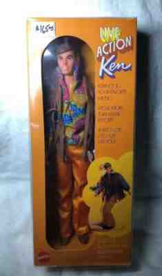 12” Vintage Barbie Ken Doll Live Action Ken Dancing Moves 1970 MINT NRFB #B