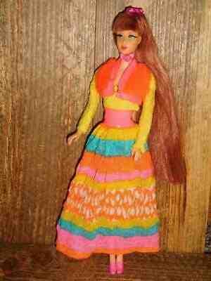 Vintage TNT Barbie Re-Root, Re-Paint in Flying Colors - Orange Jacket Version --