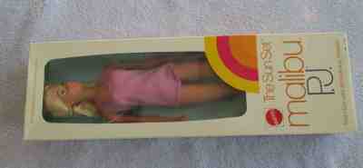 Vintage 1974 Mattel Sun Set Malibu PJ Doll No. 1187 in Box TNT Barbie Unplayed