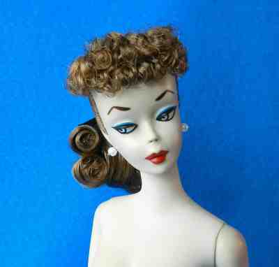 FAUX #2 PONYTAIL VINTAGE BARBIE TITIAN FROM #3 REROOT/REPAINT BY JULIA (NUDE)