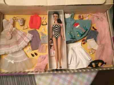 MATTEL VINTAGE BARBIE MIX “N MATCH GIFT SET MIB BRUNETTE PONYTAIL~& Fashions