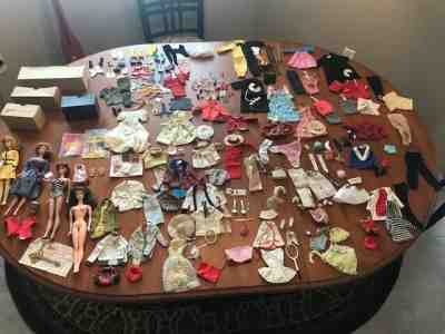 Massive Vintage 1960's Barbie Midge Francine Ideal Mitzi Dolls & Accessories Lot