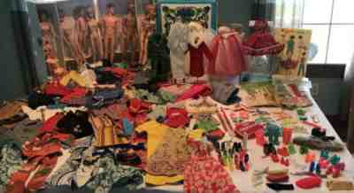 Vintage 1968 Barbie Doll 1962 Midge Swirl Lot Clothes Shoes Patterns Ken Skipper