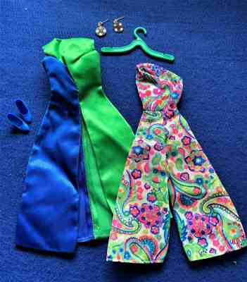 Vintage Barbie 1967 Fashion  Pation Party  Mint & Complete W/RARE Earrings!!