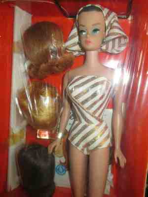 barbie with 3 wigs