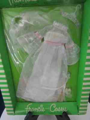 VINTAGE 1970 BARBIE DOLL -FRANCIE AND CASEY #1244 WEDDING WHIRL OUTFIT NEW IN PA