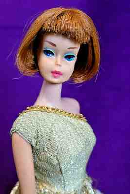 Vintage '65 Barbie Titian Redhead American Girl Orig. S/S Shoes Booklet NICE BIN