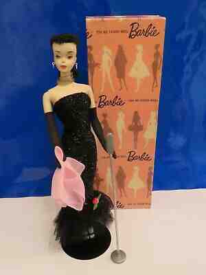 Vintage Barbie Ponytail # 3 no Retouches Pink Silhouette Box 