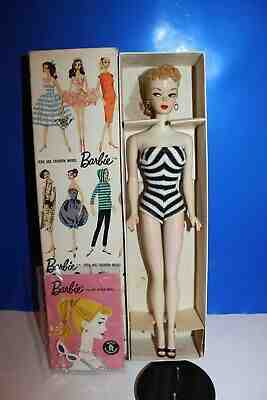 Vintage Barbie Ponytail # 1 Original Hand Painted Tm box and more