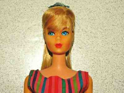 Barbie:  VINTAGE Blonde GERMAN Bend Leg AMERICAN GIRL BARBIE Doll!