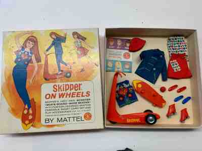 Vintage Barbie SKIPPER ON WHEELS GIFT SET #1032 with Box