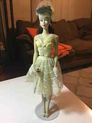 Vintage #3 Barbie, with original Hoop Ear rings & Orange Blossom Outfit Complete