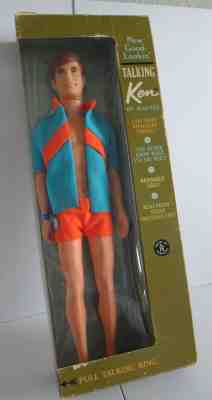 1968 ken doll with real hair