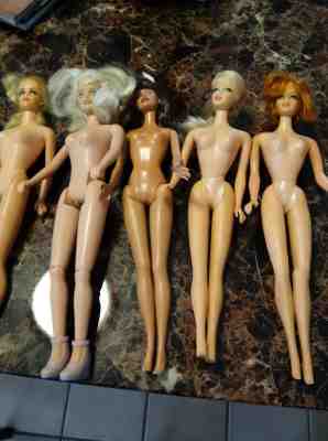 Vintage  Barbie Collection with Many Outfits Mostly 1966