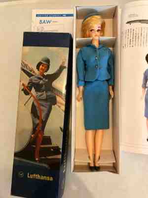 VINTAGE BARBIE CLONE 1967 MARX LUTHANSA AIRLINES STEWARDESS DOLL
