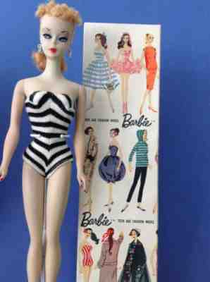All Original #1 BLONDE PONYTAIL BARBIE In Box SPECIAL FOR MIKE