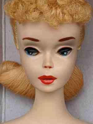 Vintage Barbie Ponytail #3 With Brown Liner