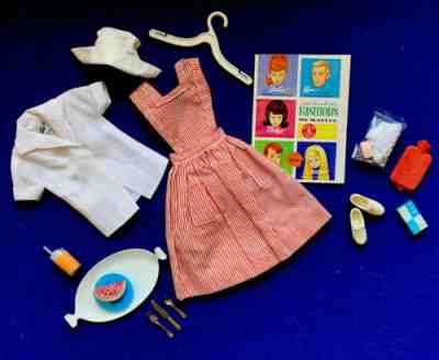 Vintage Barbie 1964 Fashion Candy Striper Volunteer Complete. NICE!!