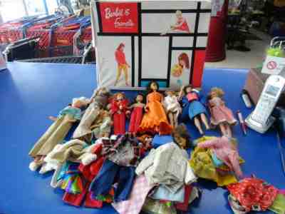 Vintage Barbie Doll Collection, Clothes, Dolls, Case, 1966 and other dates