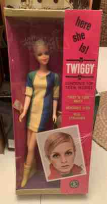Barbie 1967 Barbie Twiggy TNT #1185 Mint In Original Sealed Box MIB MOC Perfect