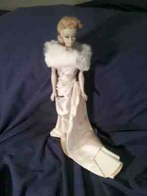 1959 #1 BARBIE IN ENCHANTED EVENING GOWN WITH HISTORY FROM NEW ALL ORIGINAL NR