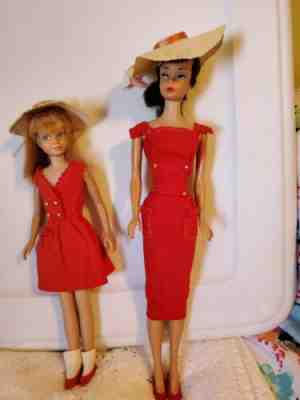 Barbie Swirl Ponytail 1964 and Skipper 1963