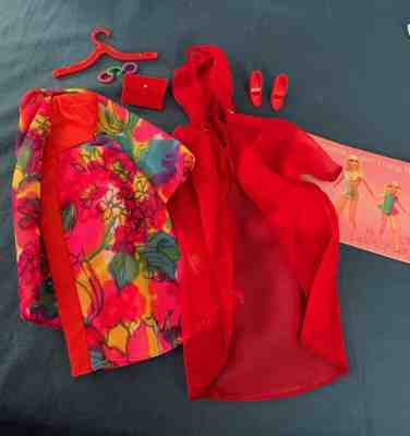 VINTAGE Barbie Doll FLOATING GARDENS #1696 MOD OUTFIT ONLY - 1967 Mattel 