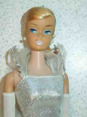 HTF  BLONDE SWIRL PONYTAIL BARBIE Doll in Cinderella Dress, PRETTY!