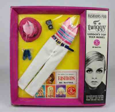 Twiggy doll’s Twiggy Gear outfit #1728 for Barbie’s friend - Mint  and NRFB!