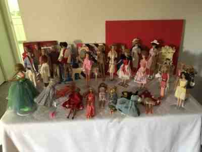 Vintage Barbie Doll ENTIRE Collection Clothes  Dolls, Case, 1966 TAGED HUGE LOT