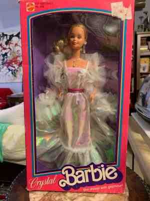 Original Vintage Crystal Barbie Doll, Mttel Inc.1983    No.4598