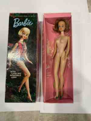  1966 Mattel "American Girl Barbie" Doll No. 1070 Titian w / Gay Parisienne '59