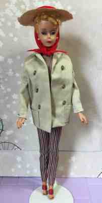 Stunning Vintage #4 Solid Body Blonde Ponytail Barbie in #985 "Open Road" Outfit