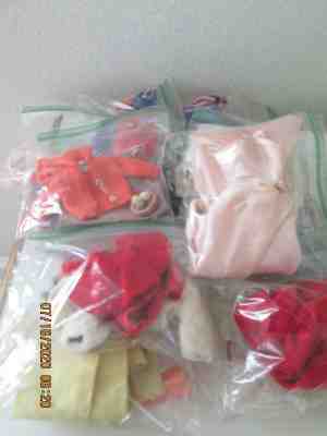 Vintage 1960s Lot of Barbie Doll Clothes,  Accessories