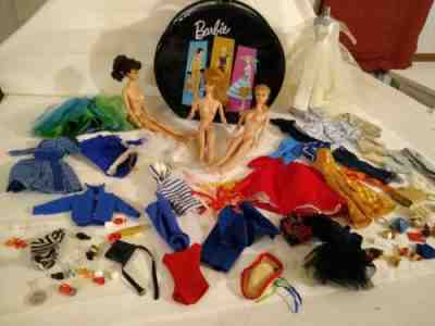Vintage Barbie Case dolls clothes accessories huge lot most exc