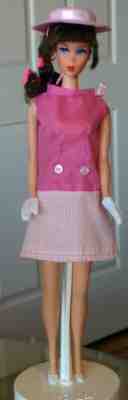RARE 1960's Barbie Japanese Market Exclusive Pink Dress ???
